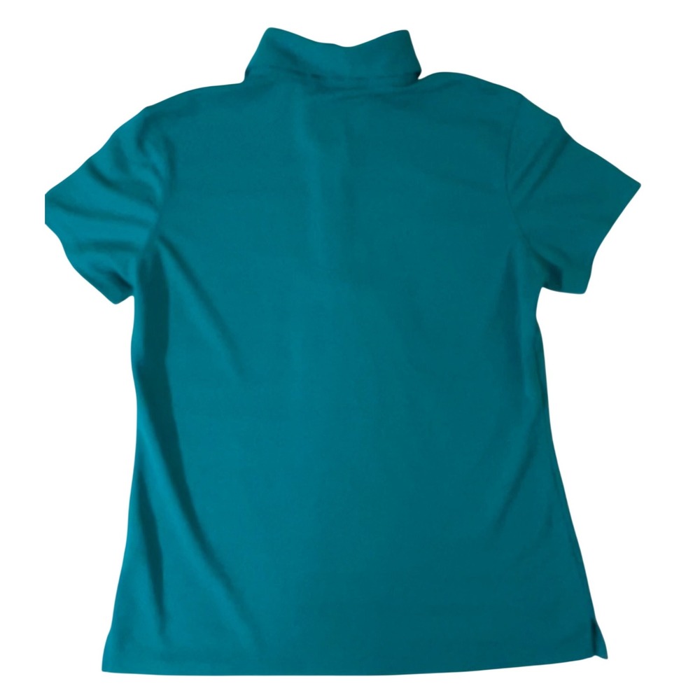Lady Hagen Womens Teal Green Short Sleeve Golf Polo Shirt Size M Athletic Pique - Picture 2 of 11